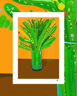 Composición Verde. Arte Digital Impreso