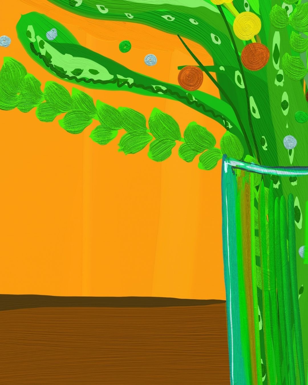 Composición Verde. Arte Digital Impreso - Imagen 2