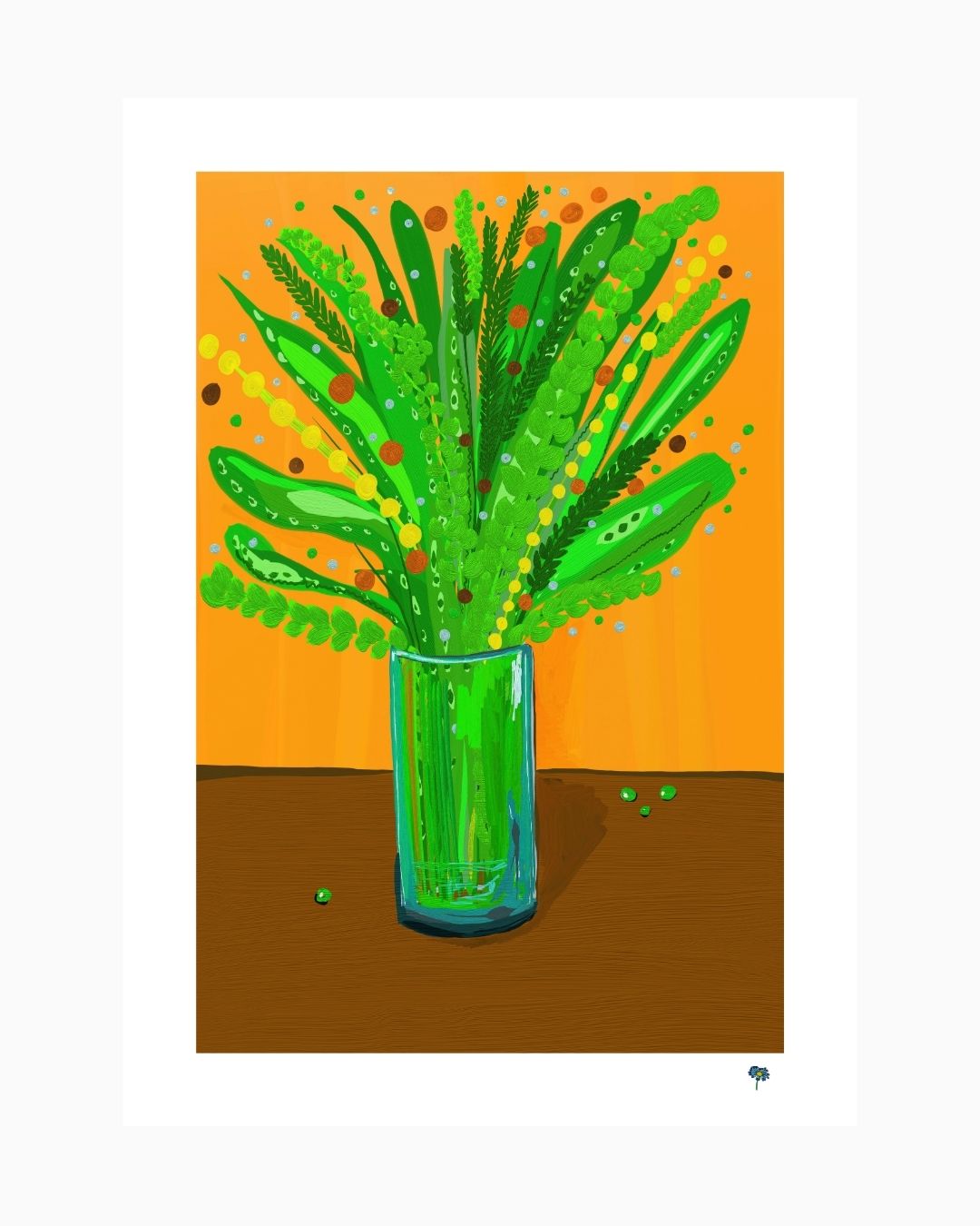 Composición Verde. Arte Digital Impreso - Imagen 3