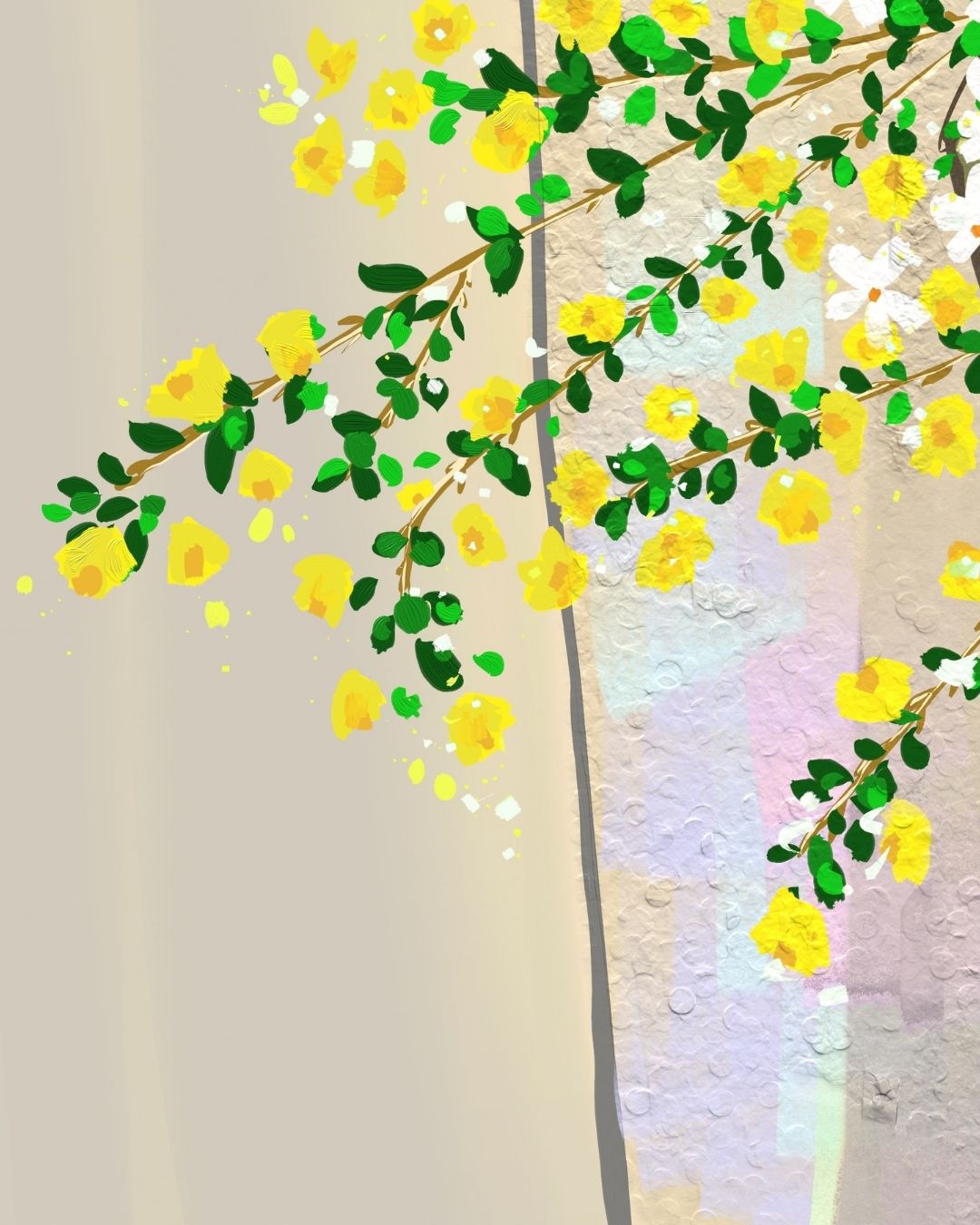 Florecillas Colgantes. Arte Digital Impreso - Imagen 2