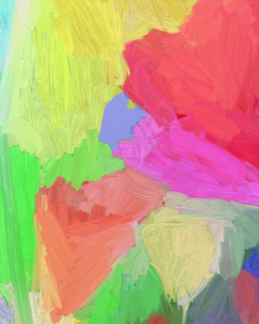 Flores Abstractas. Arte Digital Impreso - Imagen 2