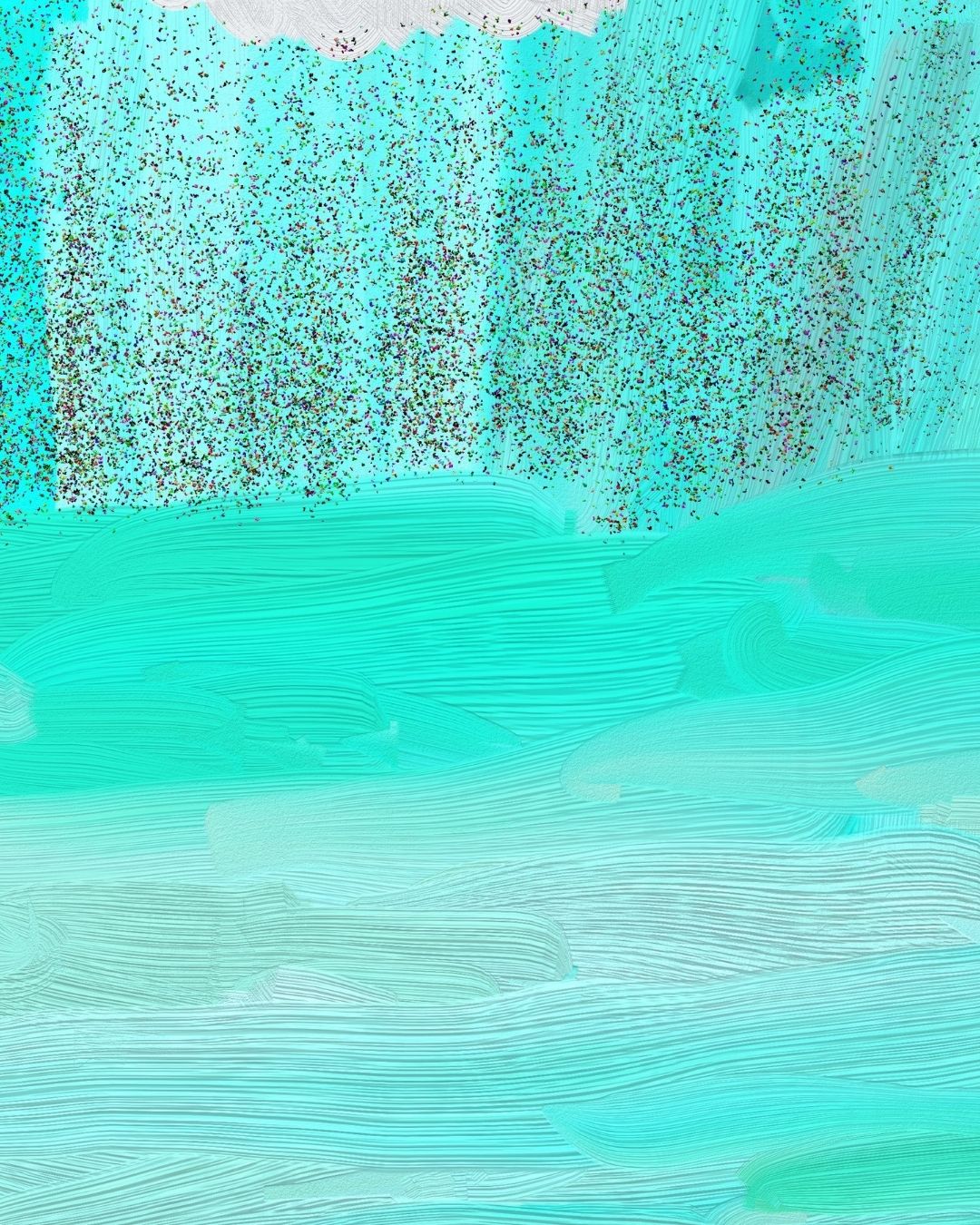 Nubes con lluvia. Arte Digital Impreso - Imagen 2