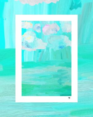 Nubes sin lluvia. Arte Digital Impreso