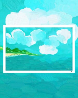 Un hermoso día. Arte Digital Impreso