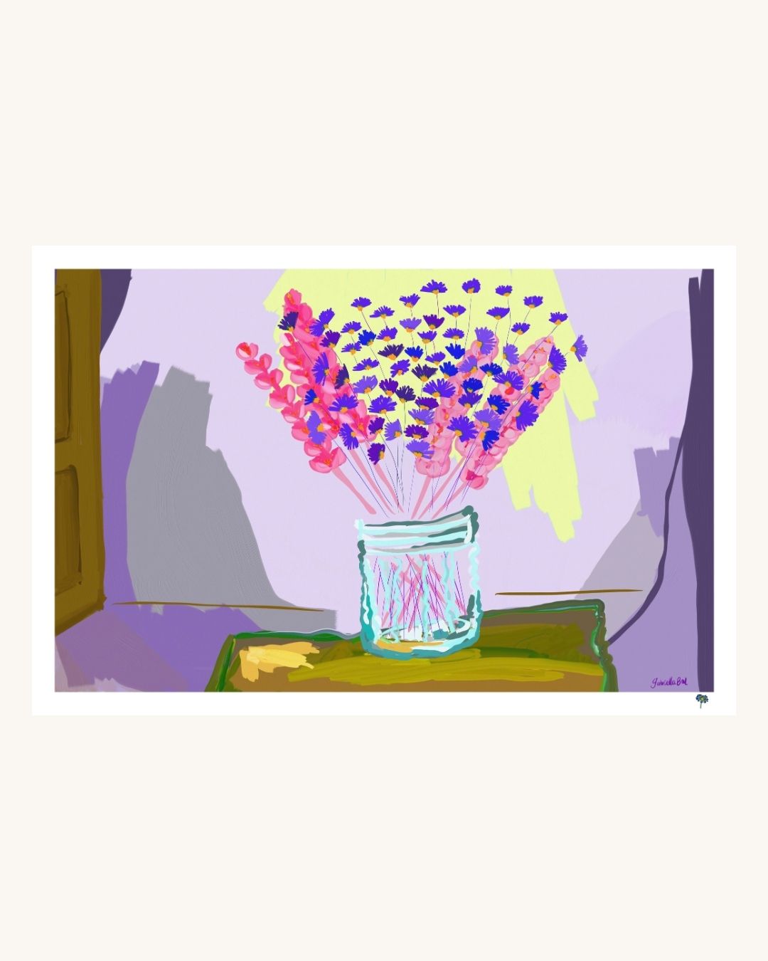 Flores secas. Arte Digital Impreso - Imagen 3